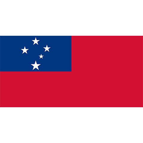 Nationsflagga  Samoa
