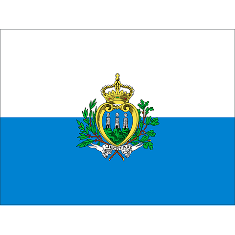 Nationsflagga San Marino