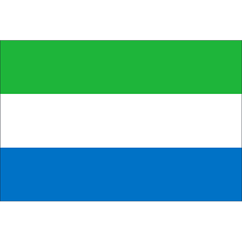 Nationsflagga Sierra Leone