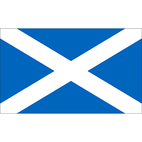 Nationsflagga Skottland