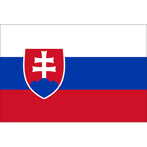 Nationsflagga Slovakien