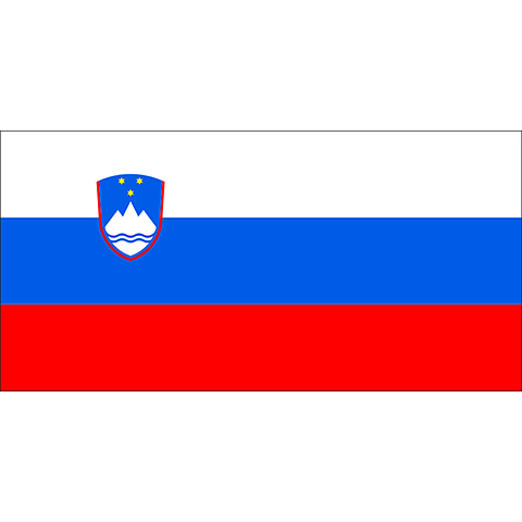 Nationsflagga Slovenien