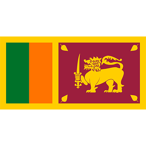 Nationsflagga Sri Lanka