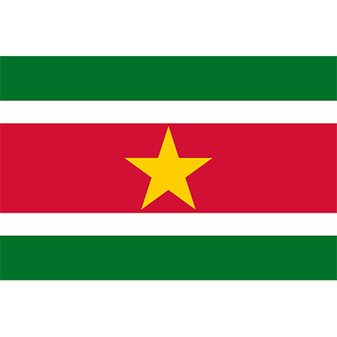 Nationsflagga Surinam