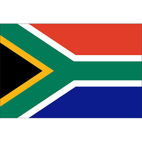Nationsflagga Sydafrika