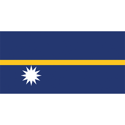 Nationsflagga Nauru