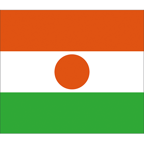 Nationsflagga Niger