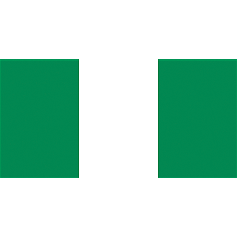 Nationsflagga Nigeria