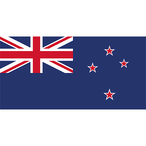 Nationsflagga Nya Zeeland