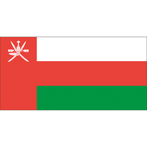Nationsflagga Oman