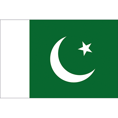 Nationsflagga Pakistan