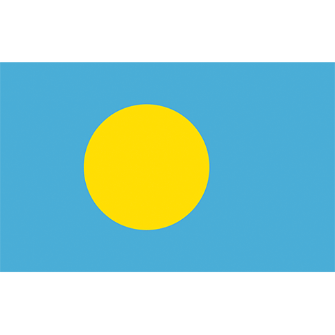 Nationsflagga Palau