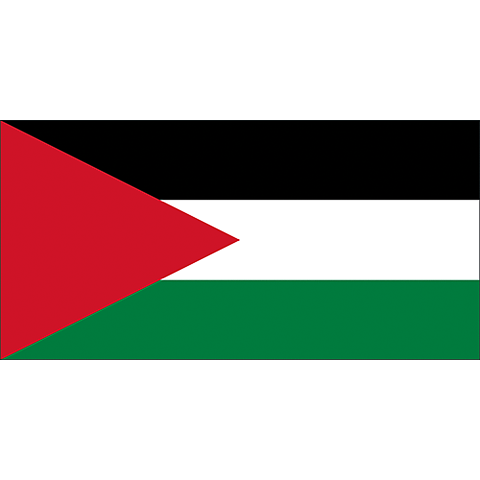 Nationsflagga Palestina