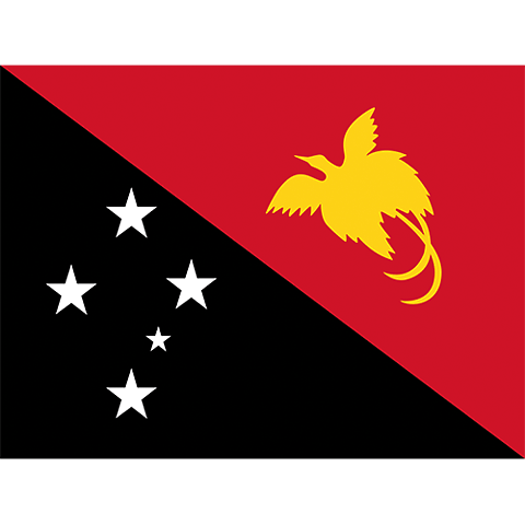 Nationsflagga Papua Nya Guinea