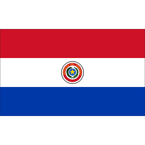 Nationsflagga Paraguay
