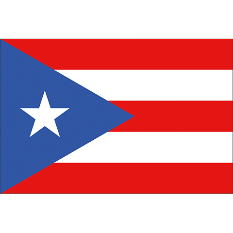 Nationsflagga Puerto Rico