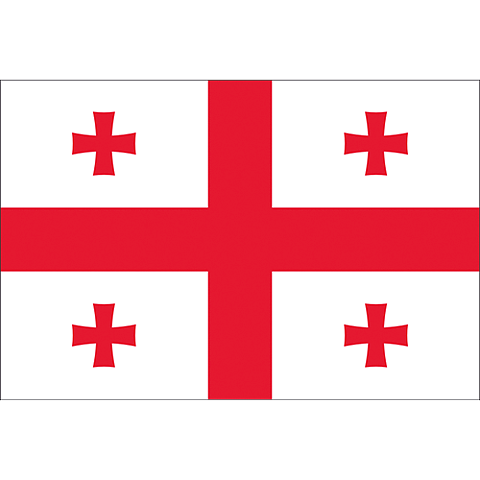 Nationsflagga Georgien