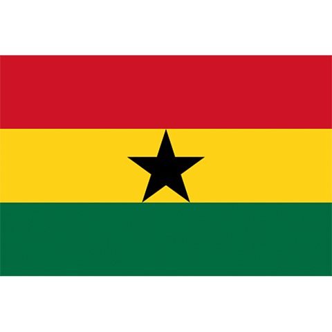 Nationsflagga Ghana