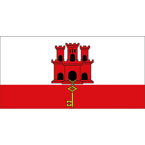 Nationsflagga Gibraltar