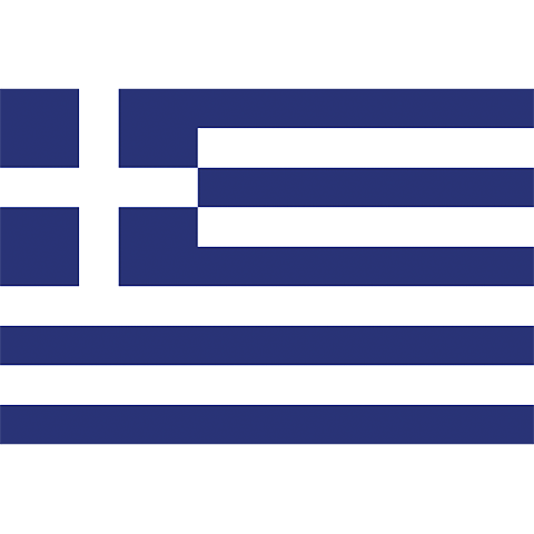 Nationsflagga Grekland
