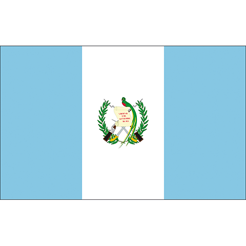 Nationsflagga Guatemala