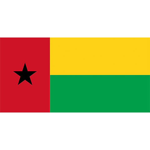 Nationsflagga Guinea-Bissau