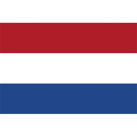 Nationsflagga Nederländerna