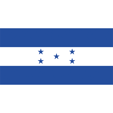 Nationsflagga Honduras