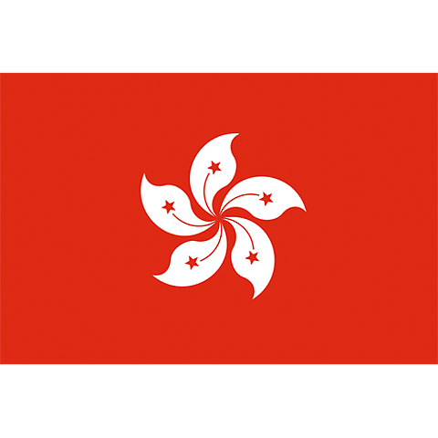 Nationsflagga Hong Kong