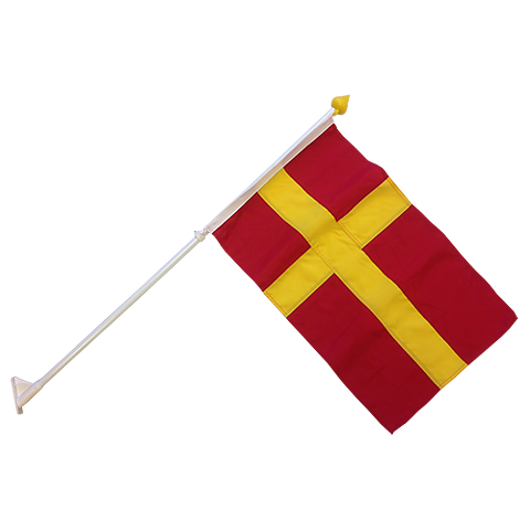 Fasadset Skåne, flagga  70 cm