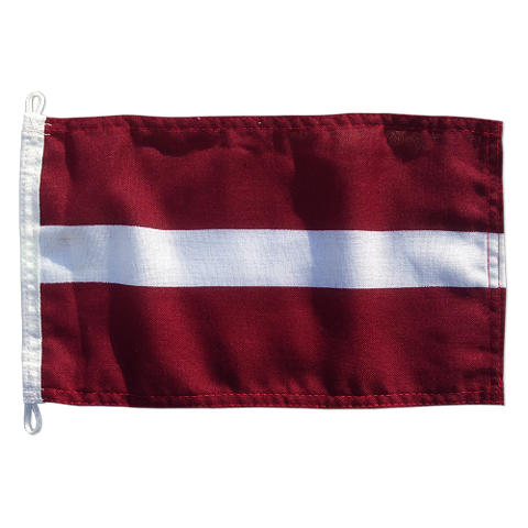 Gästflagga Lettland 30x19 cm