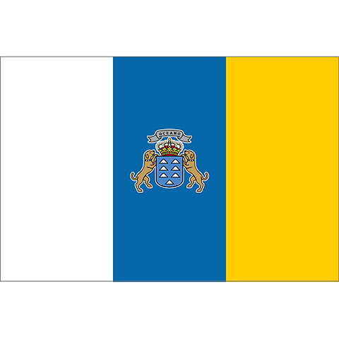 Flagga Kanarieöarna