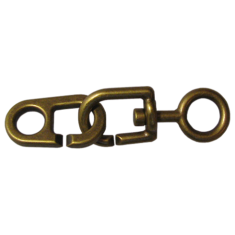 Flaggclips mässing, lekare 2-pack