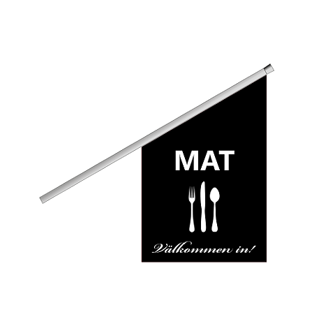 Kioskflagga Mat nr 1