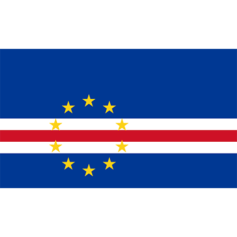 Nationsflagga Cap Verde