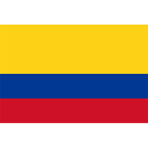 Nationsflagga Colombia
