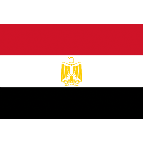 Nationsflagga Egypten