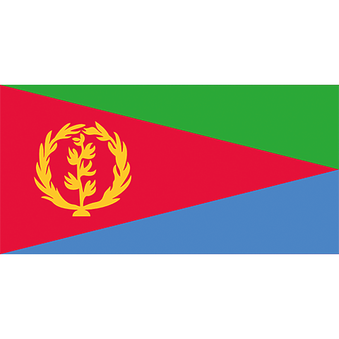Nationsflagga Eritrea