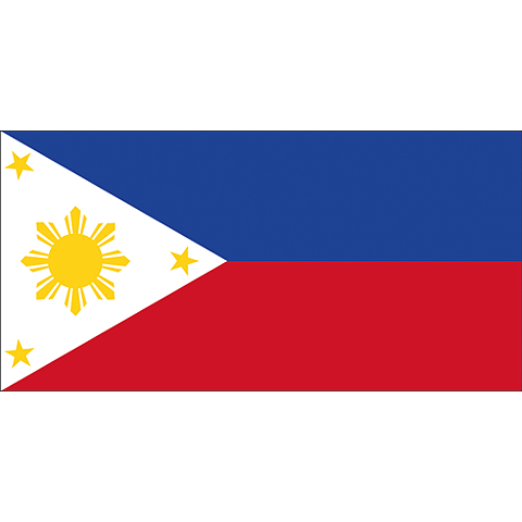 Nationsflagga Filippinerna
