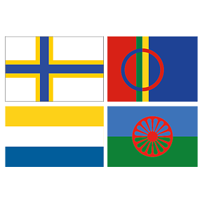 Svenska minoritetsflaggor