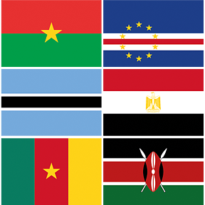 Flaggor i Afrika