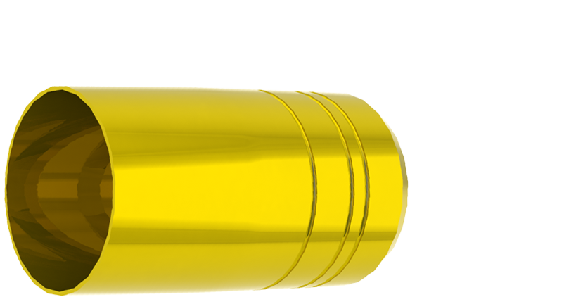  .166" GoldTip Nockkrage