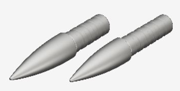  ,246"  Accu point spets GoldTip