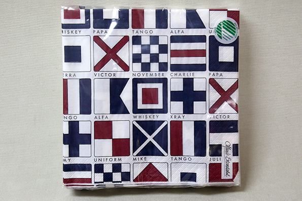 Signalflaggs napkins 33x33 cm