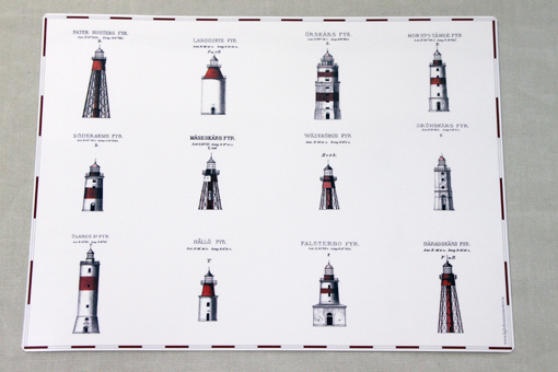 Plate Coaster Lighthouses 32x43 cm