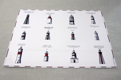Plate Coaster Lighthouses 32x43 cm - 2