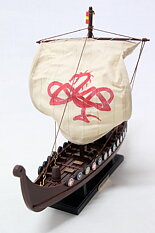 Vikingaskepp Oseberg 37x25 cm