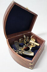 Sextant i Trälåda 20x19 cm