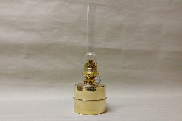 Flaggskär paraffin lamp Brass 34 cm