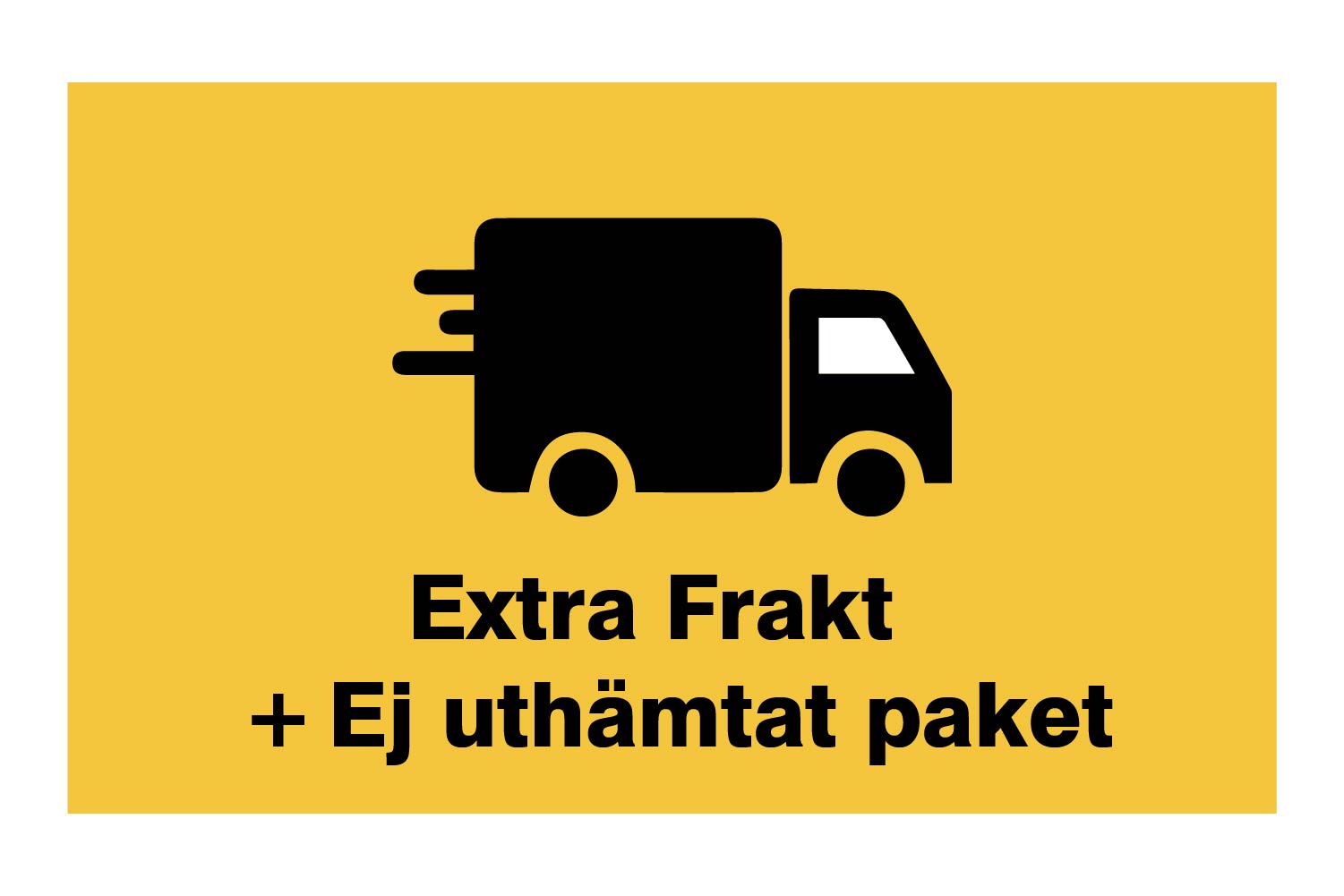 Ej uthämtat paket och ny frakt